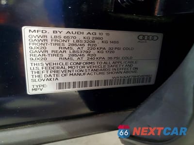 Zdjęcie 13 z 13 samochodu: 2017 AUDI Q7 PRESTIGE VIN:WA1VAAF79HD001921 - miniatura