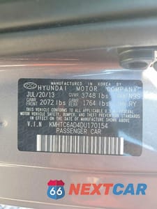 Zdjęcie 12 z 12 samochodu: 2013 HYUNDAI VELOSTER BASE VIN:KMHTC6AD4DU170154 - miniatura