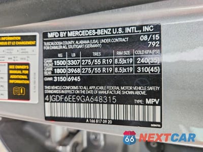 Zdjęcie 13 z 13 samochodu: 2016 MERCEDES-BENZ GL 450 4MATIC VIN:4JGDF6EE9GA648315 - miniatura