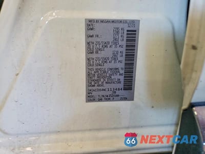 Zdjęcie 13 z 13 samochodu: 2022 NISSAN MURANO PLATINUM VIN:5N1AZ2DS4NC113484 - miniatura