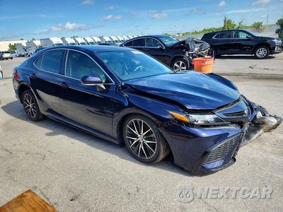 Czwarte zdjęcie samochodu z boku: 2021 TOYOTA CAMRY SE VIN:4T1T11AKXMU562126 - miniatura