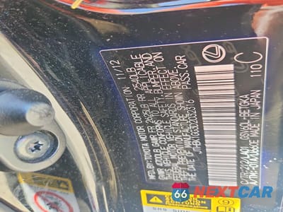 Zdjęcie 12 z 12 samochodu: 2013 LEXUS ES 350 VIN:JTHBK1GG3D2032316 - miniatura