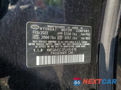 Zdjęcie 12 z 12 samochodu: 2023 GENESIS G80 SPORT PRESTIGE VIN:KMTGA4SC3PU181478 - miniatura