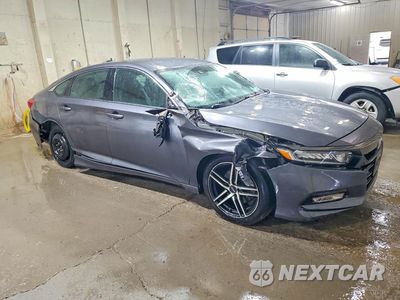 Czwarte zdjęcie samochodu z boku: 2020 HONDA ACCORD SPORT VIN:1HGCV1F34LA129302 - miniatura