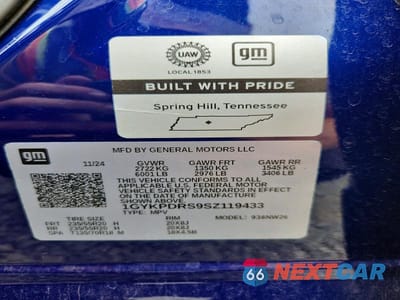 Zdjęcie 13 z 13 samochodu: 2025 CADILLAC XT6 PREMIUM LUXURY VIN:1GYKPDRS9SZ119433 - miniatura