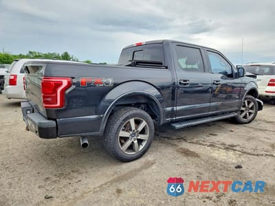 Trzecie zdjęcie samochodu z tyłu: 2015 FORD F150 SUPERCREW VIN:1FTEW1EGXFKE55905 - miniatura
