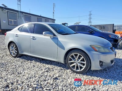 Czwarte zdjęcie samochodu z boku: 2011 LEXUS IS 250 VIN:JTHBF5C23B5151257 - miniatura