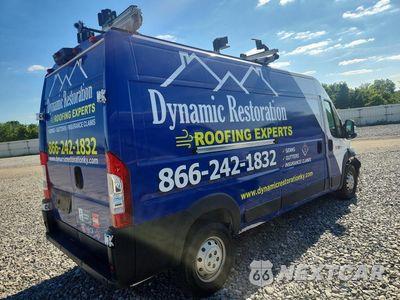 Trzecie zdjęcie samochodu z tyłu: 2019 RAM PROMASTER 2500 DELIVERY VAN VIN:3C6TRVDG5KE518999 - miniatura