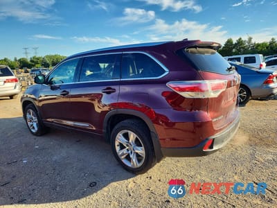 Trzecie zdjęcie samochodu z tyłu: 2014 TOYOTA HIGHLANDER HYBRID LIMITED VIN:5TDDCRFH2ES006851 - miniatura