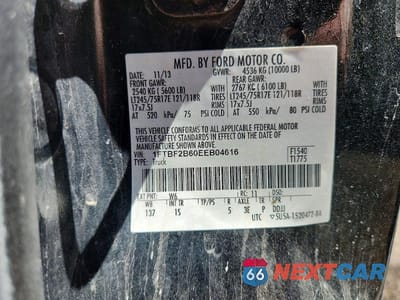 Zdjęcie 12 z 12 samochodu: 2014 FORD F250 SUPER DUTY VIN:1FTBF2B60EEB04616 - miniatura