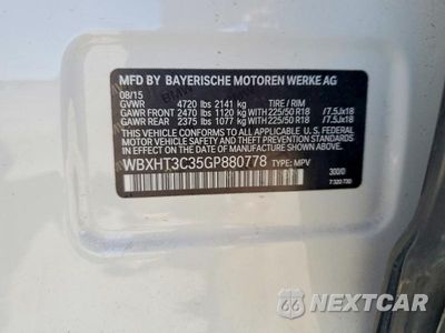 Zdjęcie 13 z 13 samochodu: 2016 BMW X1 XDRIVE28I VIN:WBXHT3C35GP880778 - miniatura