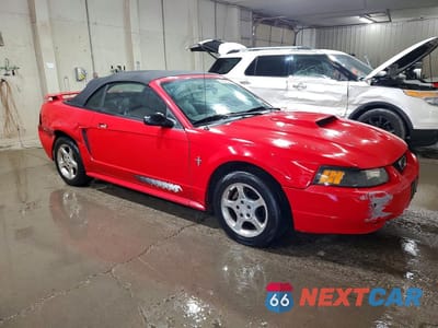 Czwarte zdjęcie samochodu z boku: 2002 FORD MUSTANG VIN:1FAFP44442F231421 - miniatura