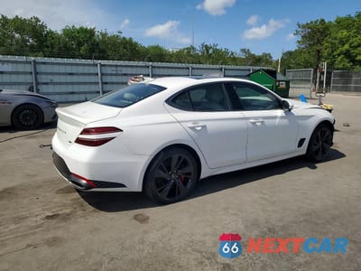 Trzecie zdjęcie samochodu z tyłu: 2023 GENESIS G70 3.3T STANDARD VIN:KMTG54TE9PU117529 - miniatura