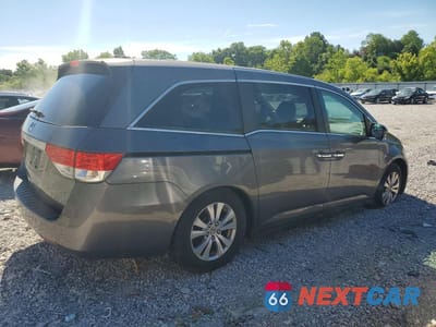 Trzecie zdjęcie samochodu z tyłu: 2014 HONDA ODYSSEY EXL VIN:5FNRL5H61EB064190 - miniatura