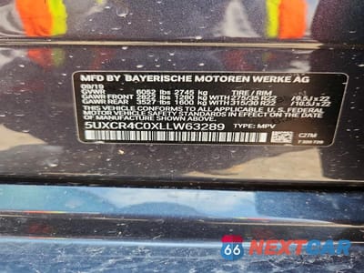 Zdjęcie 14 z 14 samochodu: 2020 BMW X5 VIN:5UXCR4C0XLLW63289 - miniatura