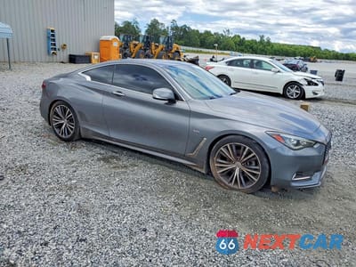 Czwarte zdjęcie samochodu z boku: 2017 INFINITI Q60 3.0T PREMIUM VIN:JN1EV7EK1HM360475 - miniatura