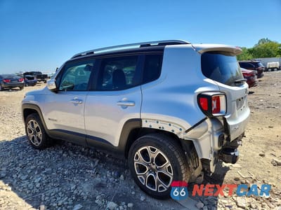 Drugie zdjęcie samochodu z przodu: 2016 JEEP RENEGADE LIMITED VIN:ZACCJBDT2GPD37414 - miniatura