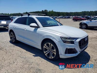 Czwarte zdjęcie samochodu z boku: 2021 AUDI Q8 PRESTIGE VIN:WA1CVAF18MD025824 - miniatura