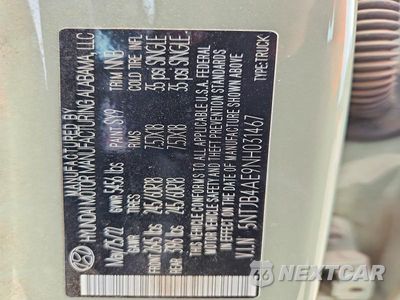 Zdjęcie 12 z 12 samochodu: 2022 HYUNDAI SANTA CRUZ SEL VIN:5NTJB4AE9NH031467 - miniatura