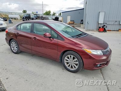 Czwarte zdjęcie samochodu z boku: 2012 HONDA CIVIC EXL VIN:19XFB2F99CE073241 - miniatura