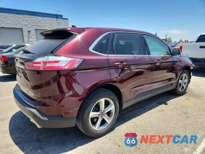 Trzecie zdjęcie samochodu z tyłu: 2020 FORD EDGE SEL VIN:2FMPK3J97LBA13480 - miniatura