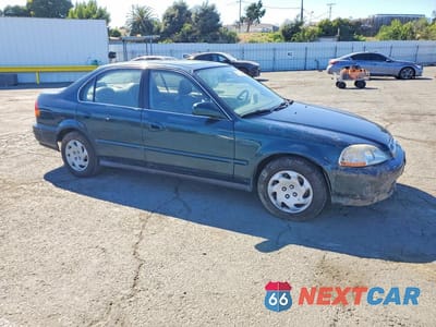 Czwarte zdjęcie samochodu z boku: 1997 HONDA CIVIC EX VIN:JHMEJ8648VS004660 - miniatura
