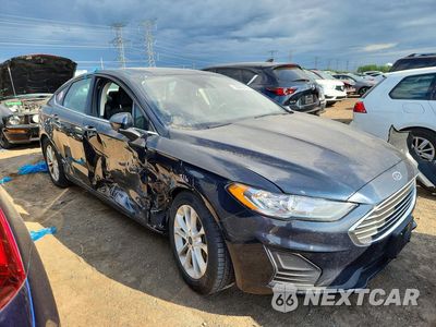 Czwarte zdjęcie samochodu z boku: 2020 FORD FUSION SE VIN:3FA6P0HD2LR106005 - miniatura