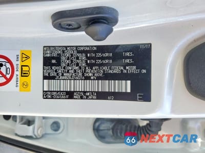Zdjęcie 12 z 12 samochodu: 2018 LEXUS NX 300 BASE VIN:JTJBARBZ8J2160216 - miniatura