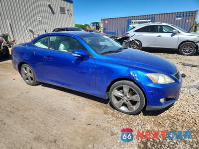 Czwarte zdjęcie samochodu z boku: 2010 LEXUS IS 250 VIN:JTHFF2C2XA2502259 - miniatura