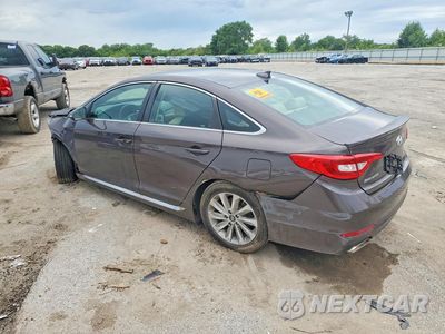 Drugie zdjęcie samochodu z przodu: 2017 HYUNDAI SONATA SPORT VIN:5NPE34AF7HH489129 - miniatura