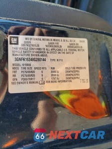 Zdjęcie 13 z 13 samochodu: 2008 CHEVROLET SUBURBAN K1500 LS VIN:3GNFK16348G280144 - miniatura