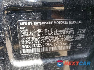 Zdjęcie 13 z 13 samochodu: 2016 BMW X1 XDRIVE28I VIN:WBXHT3C39G5E51769 - miniatura