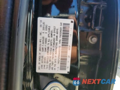 Zdjęcie 13 z 13 samochodu: 2010 HONDA ACCORD EXL VIN:1HGCP2F82AA002153 - miniatura