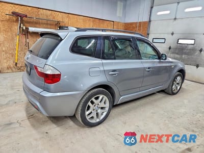 Trzecie zdjęcie samochodu z tyłu: 2007 BMW X3 3.0SI VIN:WBXPC93457WF09913 - miniatura