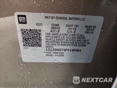 Zdjęcie 12 z 12 samochodu: 2023 CHEVROLET MALIBU LT VIN:1G1ZD5ST5PF185064 - miniatura