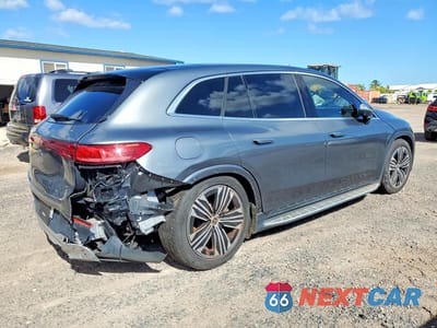 Trzecie zdjęcie samochodu z tyłu: 2023 MERCEDES-BENZ EQS SUV 450+ VIN:4JGDM2DB0PA028913 - miniatura
