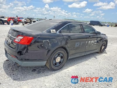 Trzecie zdjęcie samochodu z tyłu: 2013 FORD TAURUS POLICE INTERCEPTOR VIN:1FAHP2M80DG158027 - miniatura
