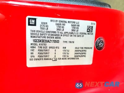 Zdjęcie 12 z 12 samochodu: 2010 CHEVROLET SILVERADO K1500 LT VIN:1GCSKSE39AZ170503 - miniatura