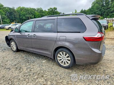 Drugie zdjęcie samochodu z przodu: 2017 TOYOTA SIENNA LIMITED 7-PASSENGER VIN:5TDDZ3DC6HS156601 - miniatura