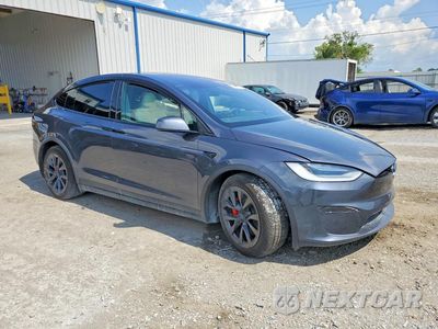 Czwarte zdjęcie samochodu z boku: 2023 TESLA MODEL X VIN:7SAXCBE61PF401618 - miniatura