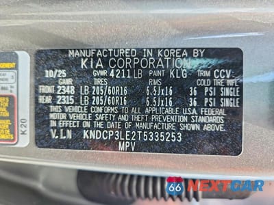 Zdjęcie 14 z 14 samochodu: 2026 KIA NIRO LX VIN:KNDCP3LE2T5335253 - miniatura