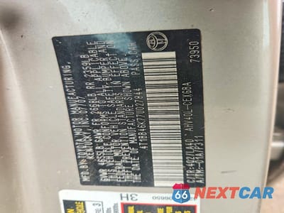 Zdjęcie 12 z 12 samochodu: 2007 TOYOTA CAMRY HYBRID VIN:4T1BB46K77U027844 - miniatura