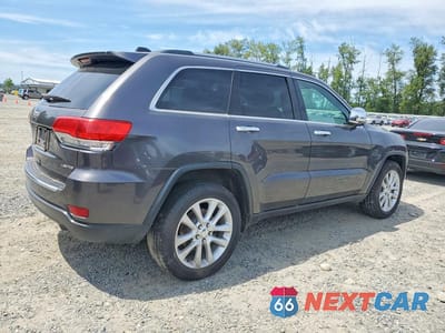 Trzecie zdjęcie samochodu z tyłu: 2017 JEEP GRAND CHEROKEE LIMITED VIN:1C4RJFBG7HC735263 - miniatura
