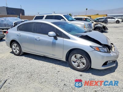 Czwarte zdjęcie samochodu z boku: 2013 HONDA CIVIC LX VIN:19XFB2F53DE286166 - miniatura