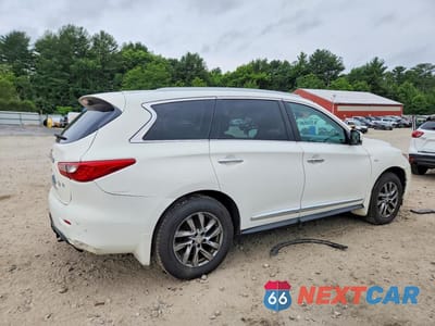 Trzecie zdjęcie samochodu z tyłu: 2014 INFINITI QX60 BASE VIN:5N1AL0MMXEC502816 - miniatura