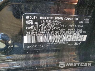 Zdjęcie 13 z 13 samochodu: 2023 MITSUBISHI OUTLANDER SPORT S VIN:JA4ARUAU7PU011979 - miniatura