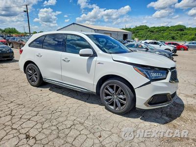 Czwarte zdjęcie samochodu z boku: 2020 ACURA MDX A-SPEC VIN:5J8YD4H09LL019959 - miniatura