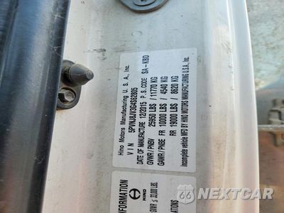 Zdjęcie 10 z 10 samochodu: 2016 HINO 258/268 VIN:5PVNJ8JV3G4S62805 - miniatura