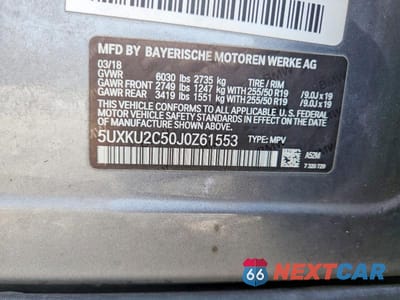 Zdjęcie 13 z 13 samochodu: 2018 BMW X6 XDRIVE35I VIN:5UXKU2C50J0Z61553 - miniatura
