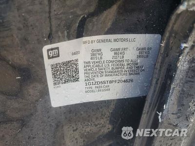Zdjęcie 12 z 12 samochodu: 2023 CHEVROLET MALIBU LT (1LT) VIN:1G1ZD5ST8PF204626 - miniatura